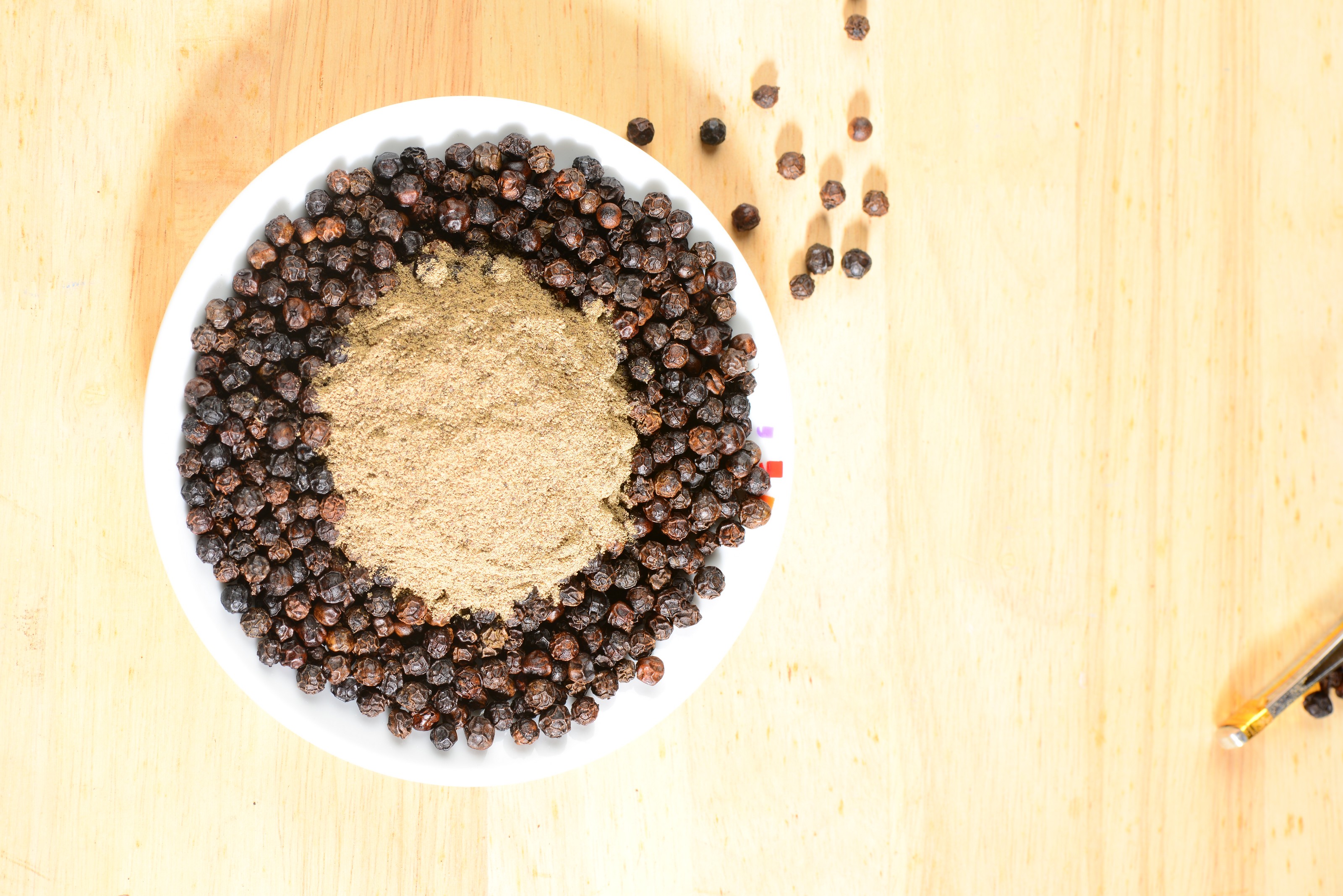 Black Pepper Powder Application