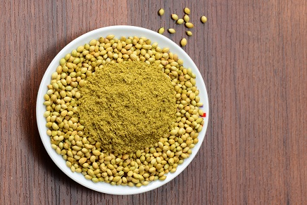 Coriander Powder Application